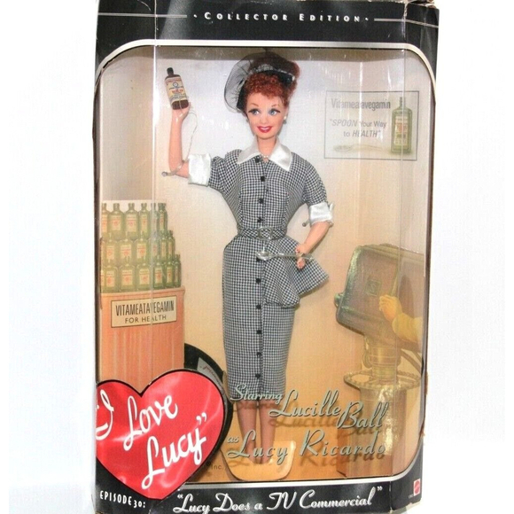 1997 Barbie I Love Lucy Episode 30 Lucy Does A TV Commercial Vitameatavegamin